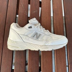 New Balance 991 MiUK Triple White